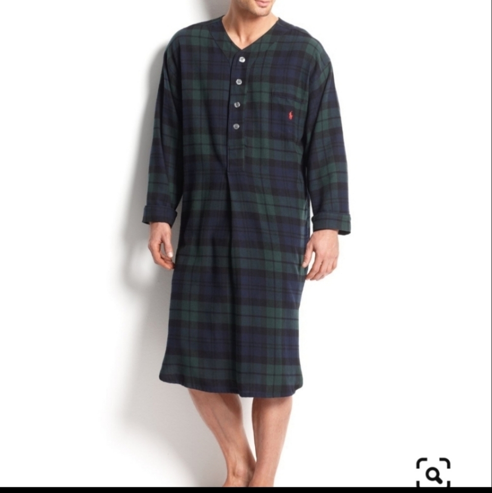 NEW Polo Ralph Lauren Nightshirt Sleeping Flannel